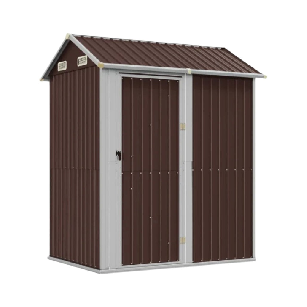 Abri de jardin en métal pour extérieur - Rangement d'outils et équipements - Aluminium - 100 x 75 x 150