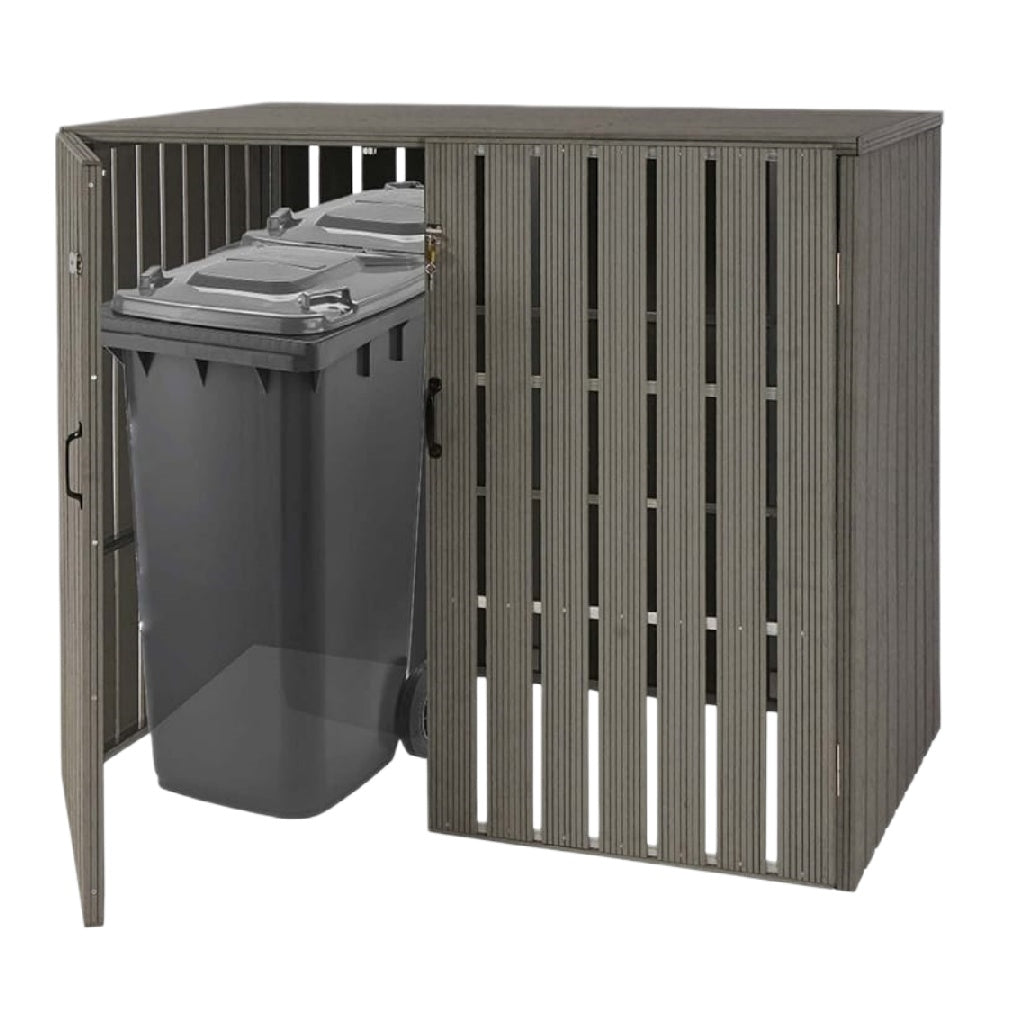 Cabinet de rangement pour déchets en résine - 90 x 50 x 80