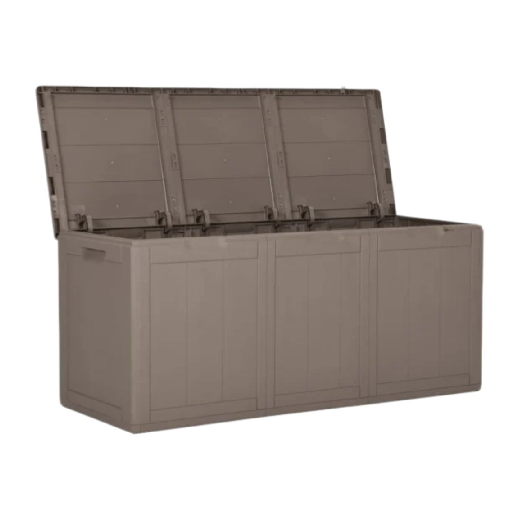 Coffre de rangement extérieur en résine - Pour organiser les accessoires de jardin - 120 x 60 x 70