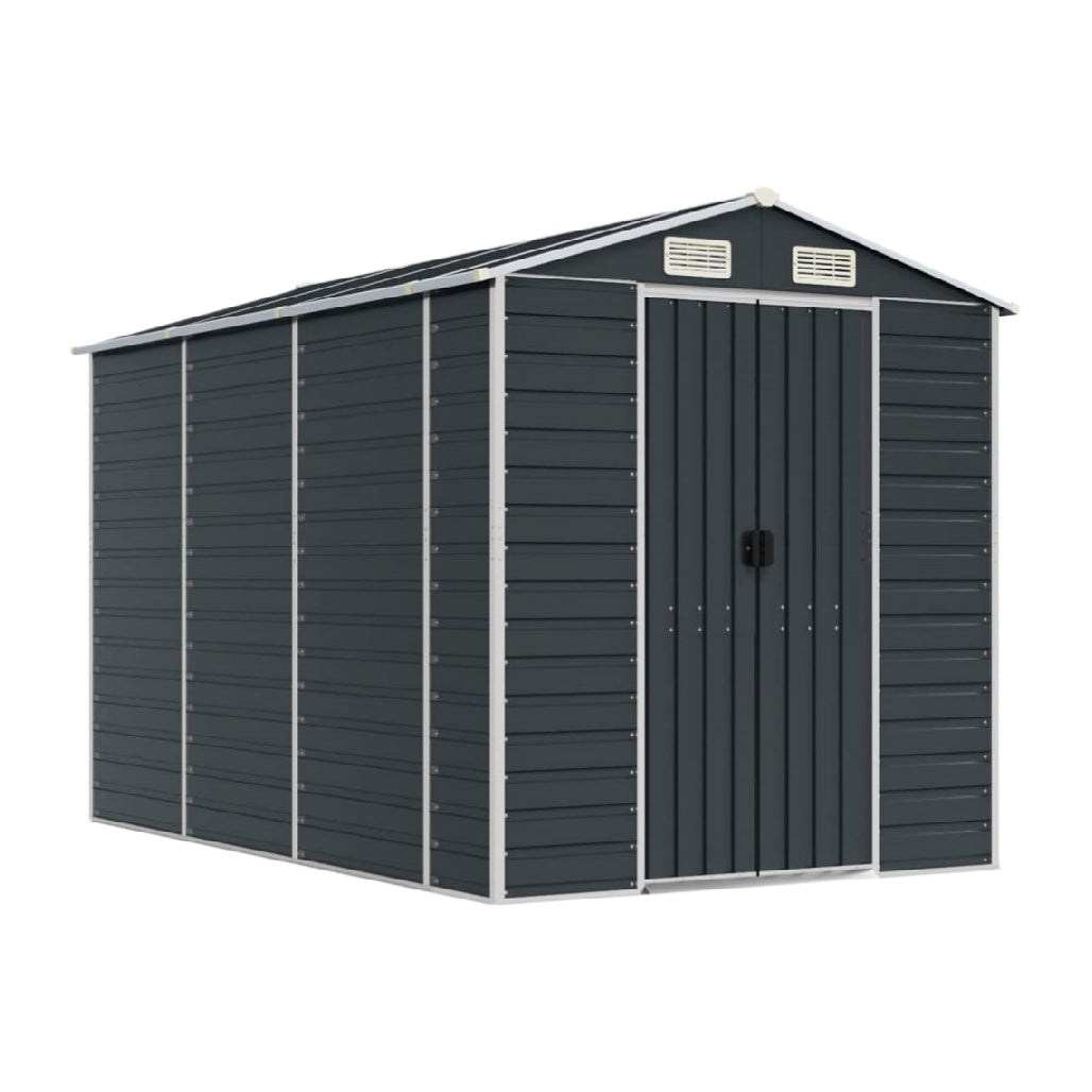 Abri de jardin en métal résistant pour extérieur - 210 x 120 x 190